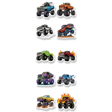 Monster Truck Vinyl Stickers 